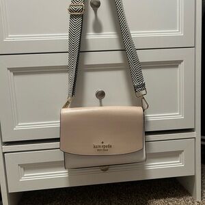 Kate Spade Beige and Black Crossbody Bag